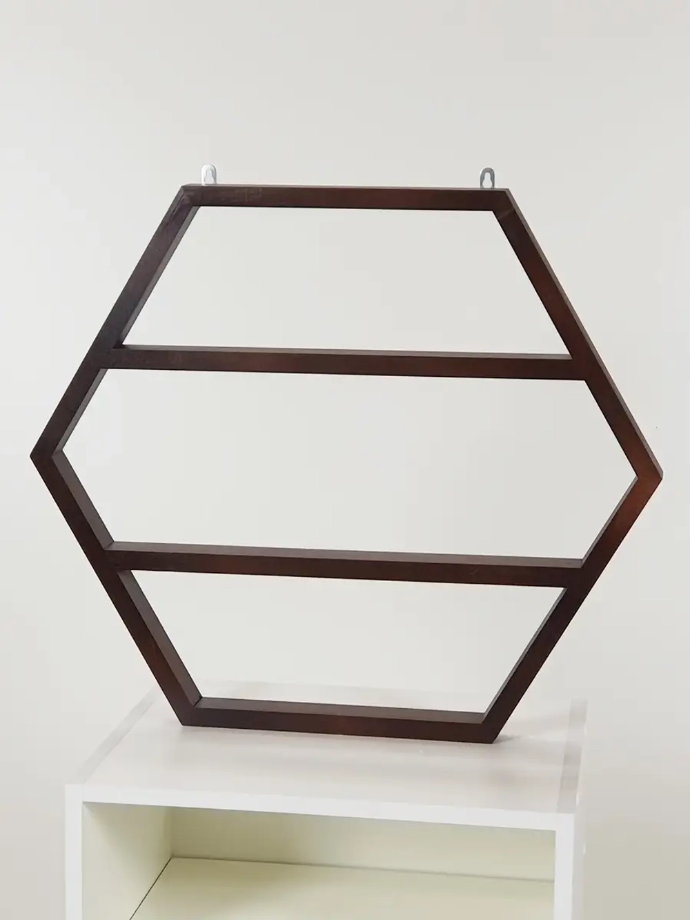 Настенная полка шестиугольник Соты Лофт
