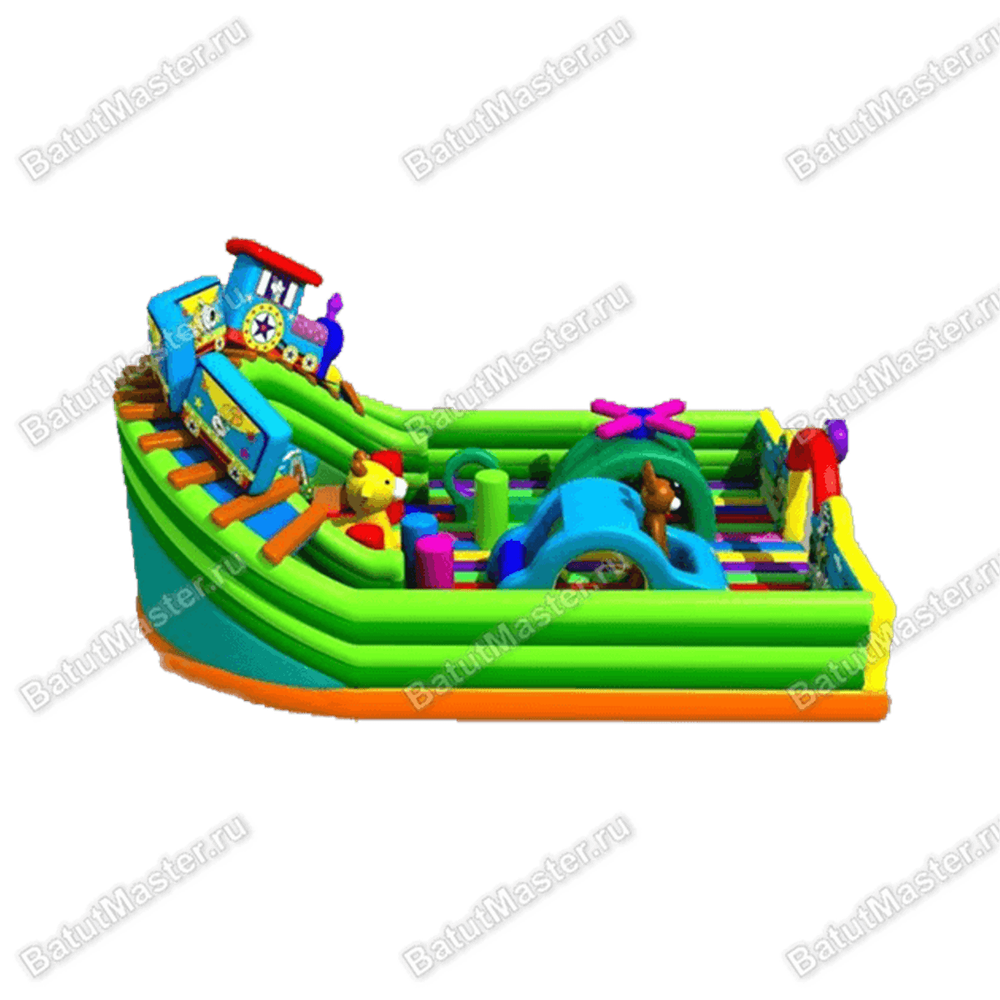 Надувной батут "Паровозик"