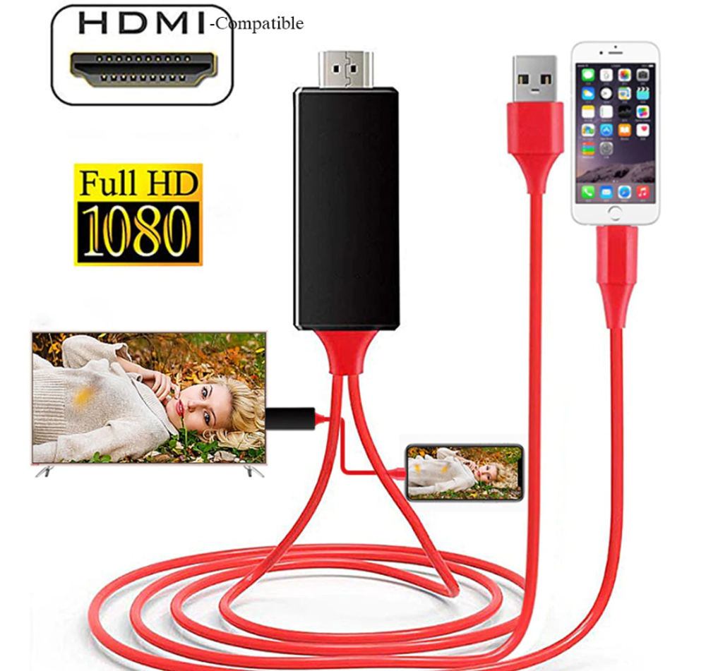 Кабель HDMI x iPhone (Lightning-HDTV) Universal HD-TV5 -2м.