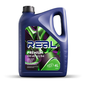 Масло моторное Real Premium 5W40 A3/B4 4 л