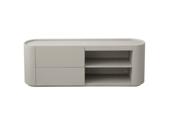 Тумба Lagom под ТВ 2 ящика 2 полки ширина 140 см (дымка)