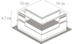 Коннектор угловой для магнитного шинопровода Arte Lamp
