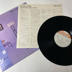 Винтажная виниловая пластинка LP Elton John The Fox (Japan 1981) (Obi) Nobody Wins