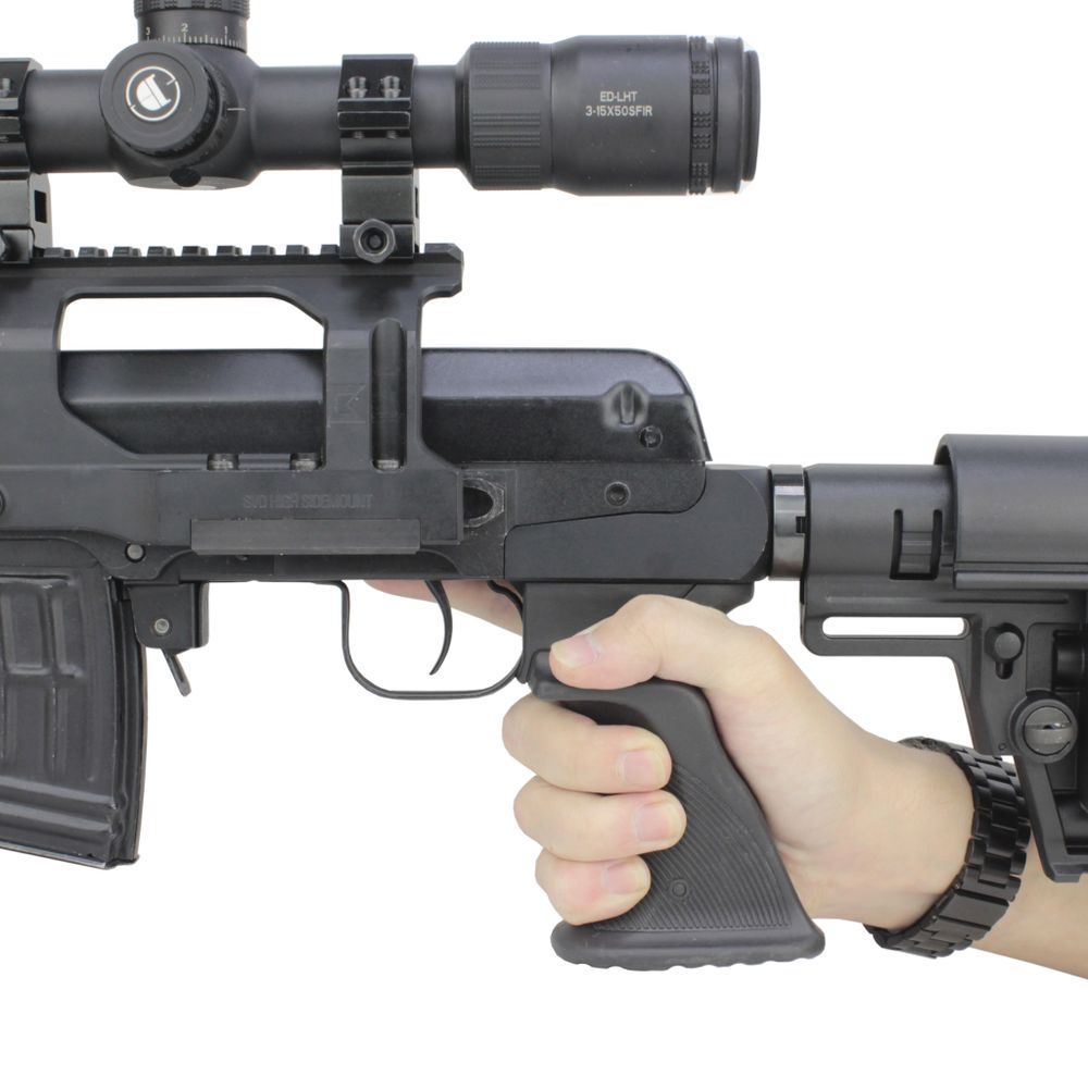 Снайперский приклад для СВД с составной рукояткой, DLG Tactical