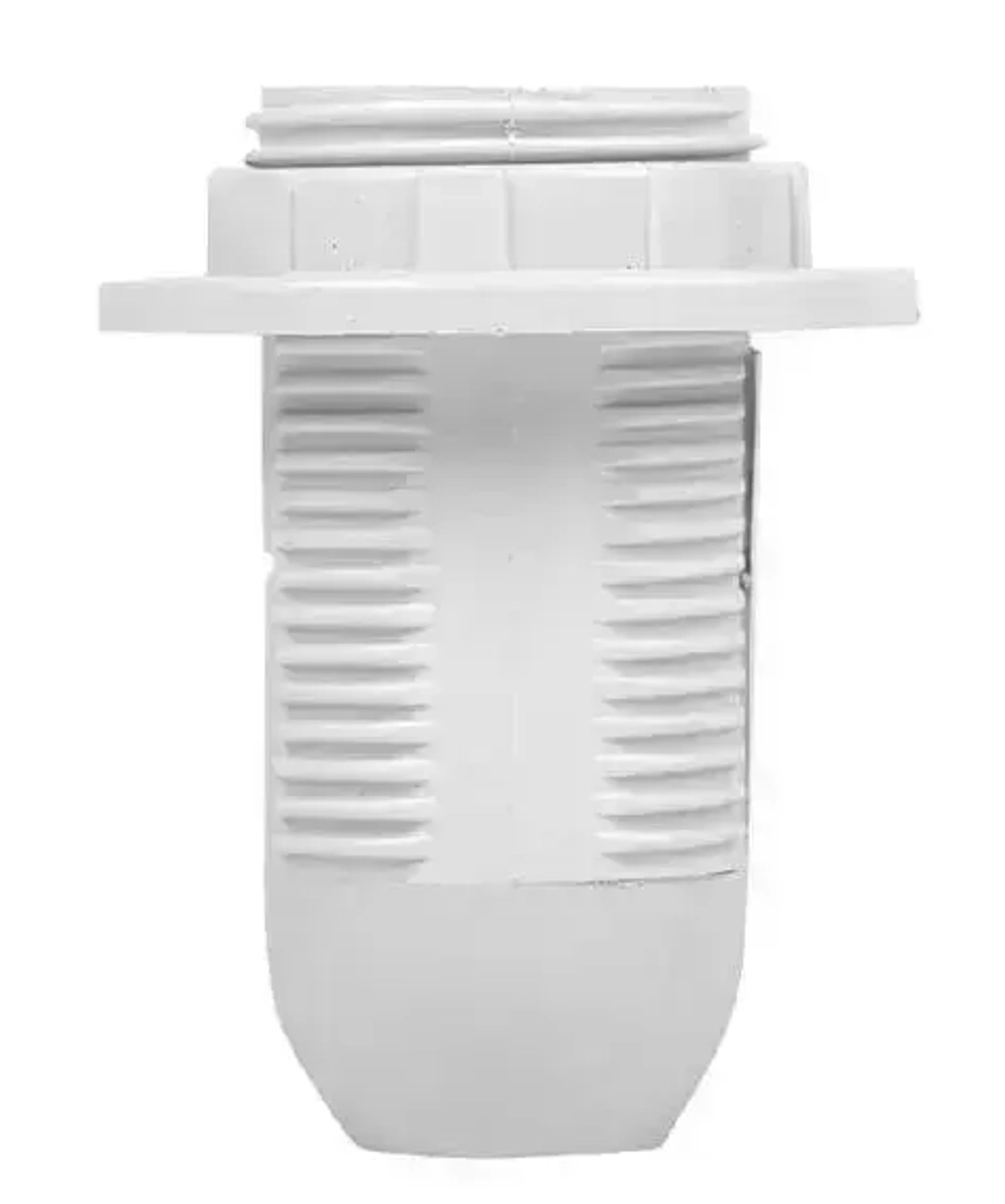 Патрон для лампы E14 пластиковый подвесной с кольцом