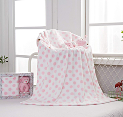 Плед детский с игрушкой Sofi De MarkO №2 розовый