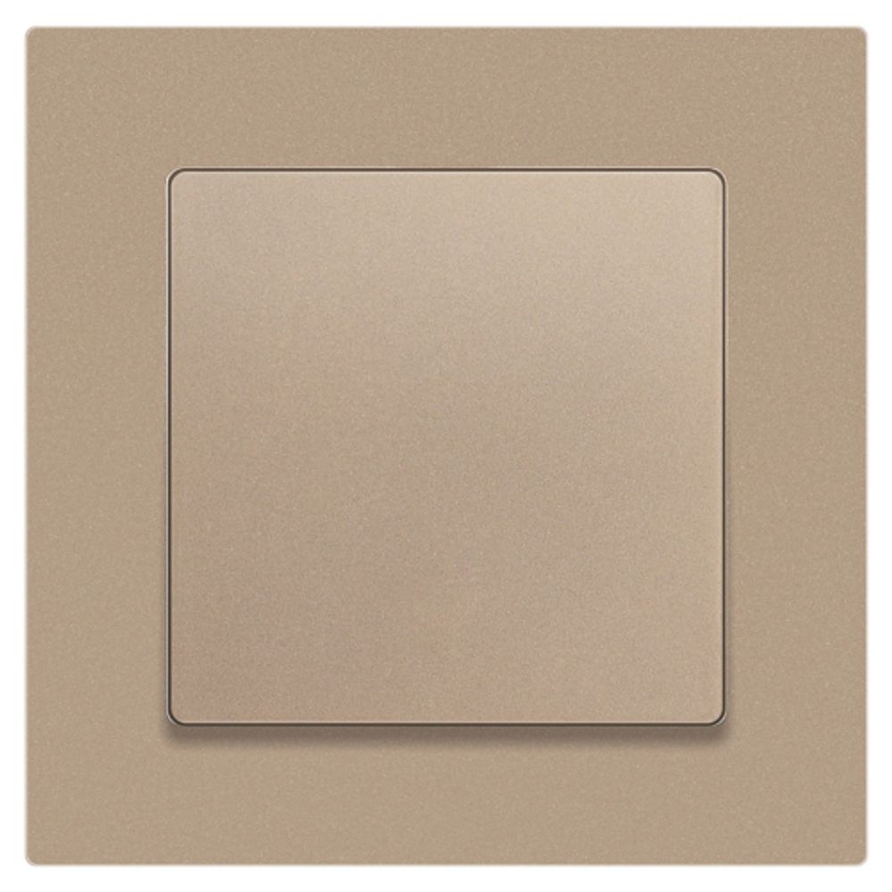 Кнопка Intro Accent 6-109-04 10А-250В IP20 СУ AL/CU шампань