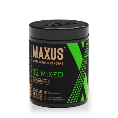 Презервативы микс трех видов MAXUS X-Edition 12 шт 5925мх