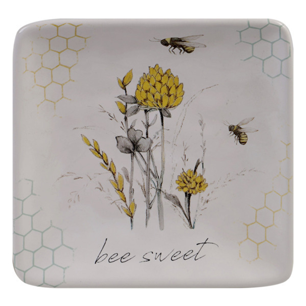 Тарелка пирожковая 15х15см Certified Int. Пчелки CER28146-1