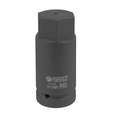 Головка-бита 6-гранная ударная 1/2'', 46мм Forsage F-28412546MPB