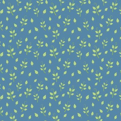 Листики на синем