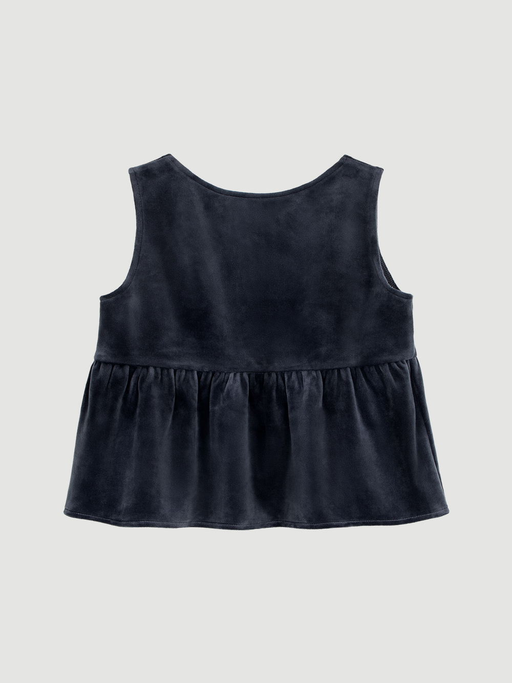 Велюровая туника укороченная Mjölk Mist Grey