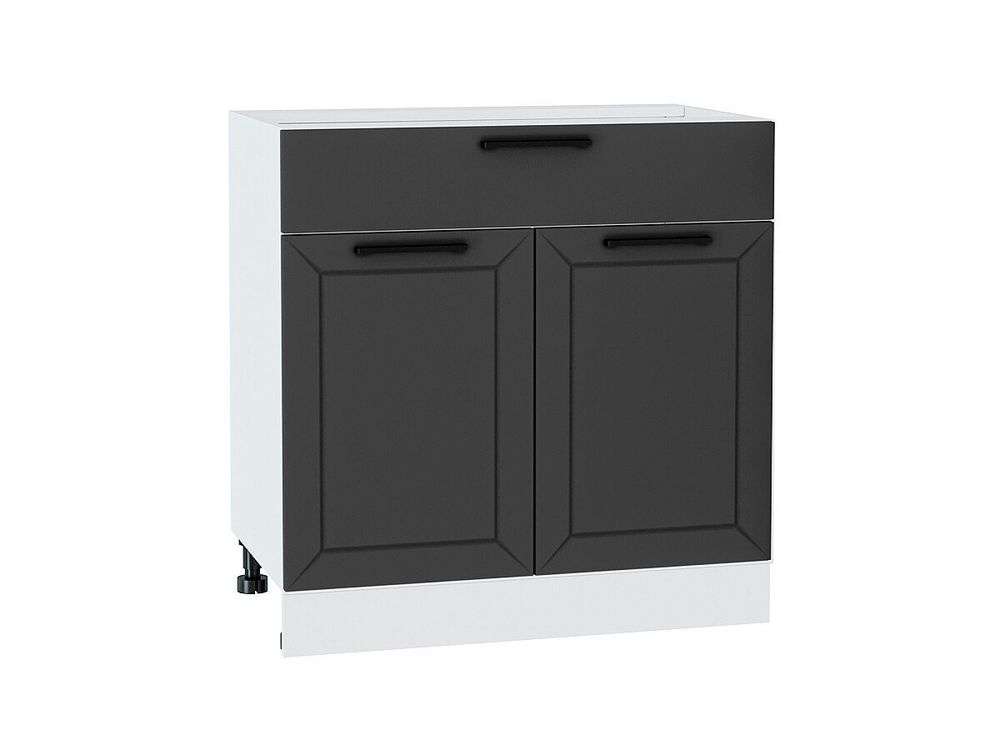 Шкаф нижний с 2-мя дверцами и ящиком Глетчер