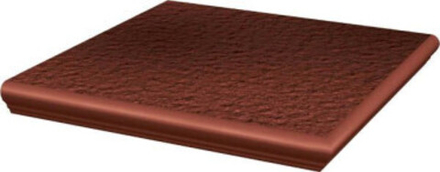 Ступень угловая с носиком структ Cloud Rosa