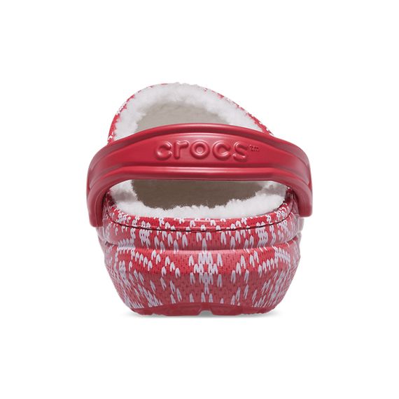 Crocs Classic Lined Clog 'Holiday Charm Red'