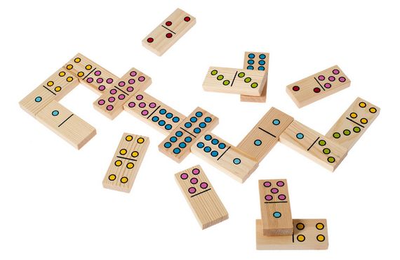 Домино "Точки"  дерево