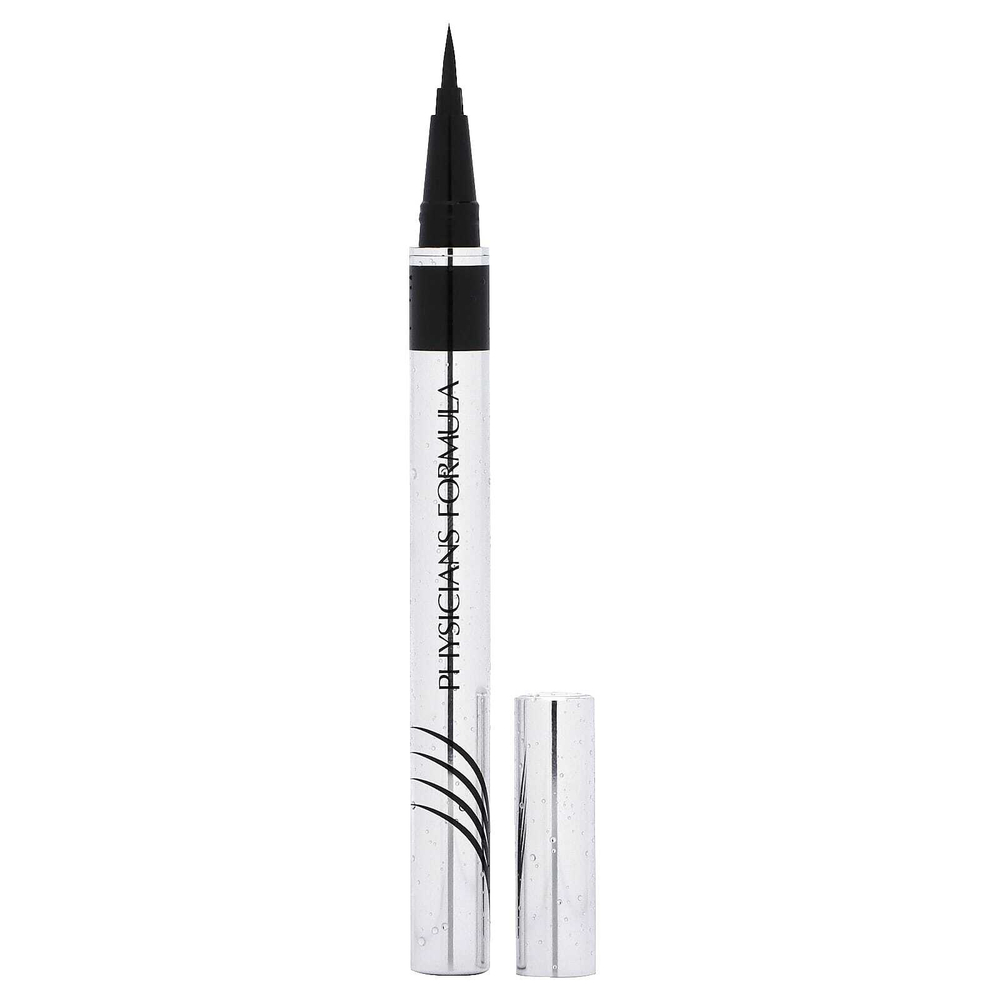 Physicians Formula, Eye Booster, водостойкая ультратонкая жидкая подводка для глаз, PF10970 Blackest Black, 1 мл (0,03 жидк. унц.)