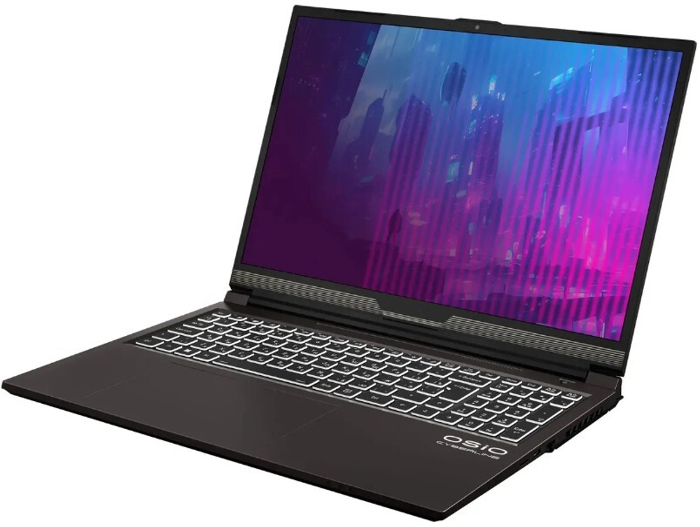 Ноутбук  OSIO CyberLine C160i-002 16 ", Core i5, 16 Гб RAM, 512 Гб SSD, GeForce RTX 4050, Коричневый