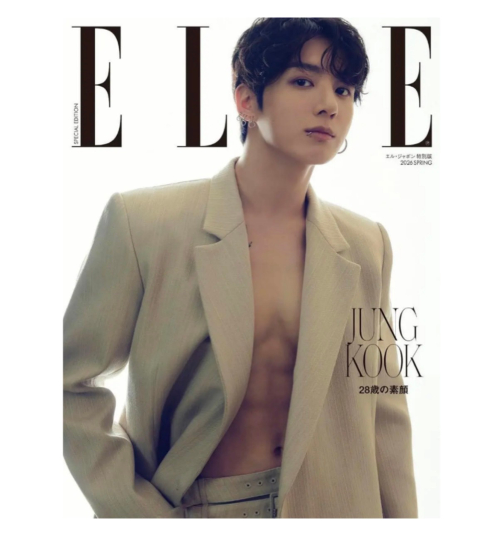 Журнал ELLE JAPAN 2026 SPRING JungKook (BTS)