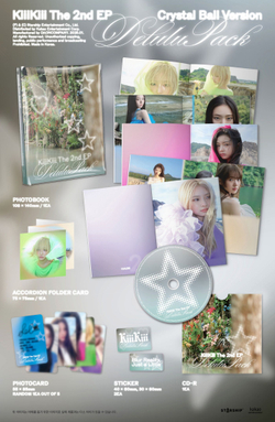 Альбом KiiiKiii - DELULU PACK 2nd EP Album CRYSTAL BALL Version
