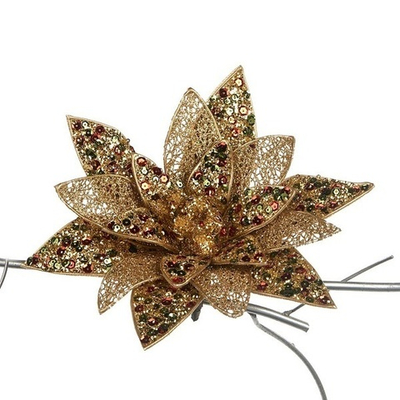 Пуансеттия c пайетками [Арт. TR 24667]