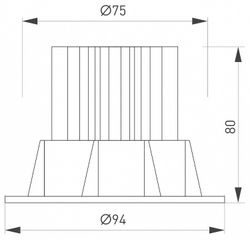 Встраиваемый светильник Arlight ATOLL 044603
