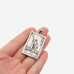 Подвеска-карта Таро "Маг" 40*24мм, сталь