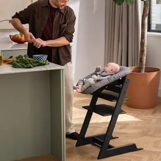 Сиденье для новорождённого Stokke Newborn Set в стульчик Tripp Trapp (Anthracite)