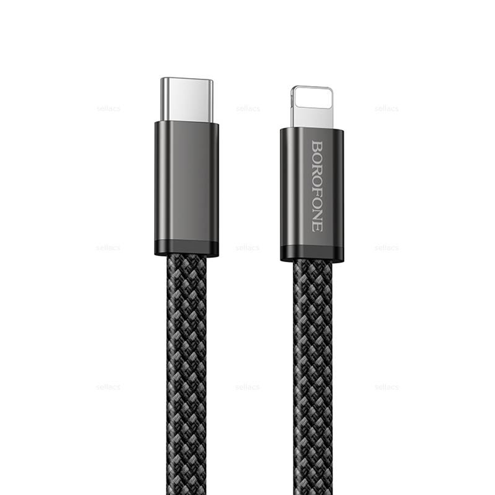 Кабель Type-C на Lightning 30W Borofone BX124 (black)