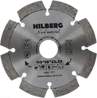 Диск алмазный отрезной 115*22,23 Hilberg Hard Materials Лазер HM101