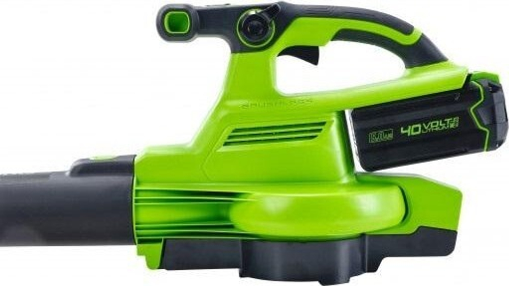 Воздуходув-садовый пылесос аккумуляторный GREENWORKS GD40BVK4 40V 2406907UB