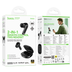 Hoco EW204 Verso гарнитура BT с пультом (black)
