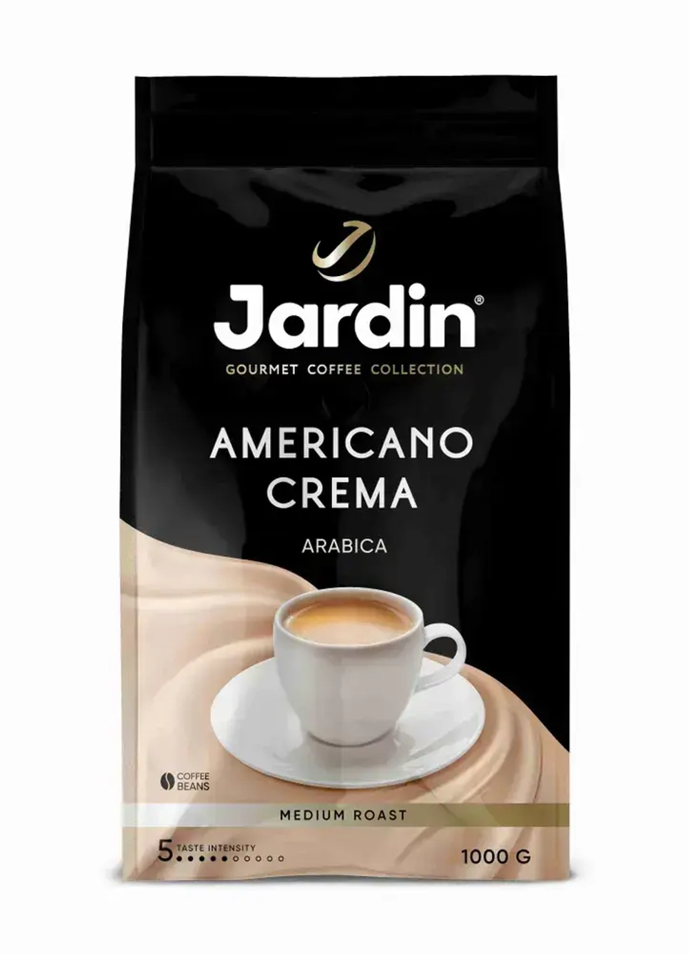 Кофе в зёрнах Jardin Americano Crema, арабика, робуста, 1 кг