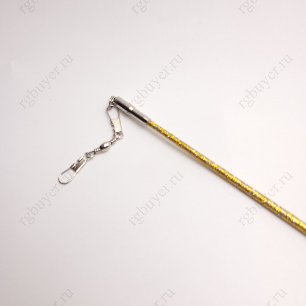 Палочка Sasaki 60 см с блеском золотая с красной ручкой GD (Gold)
