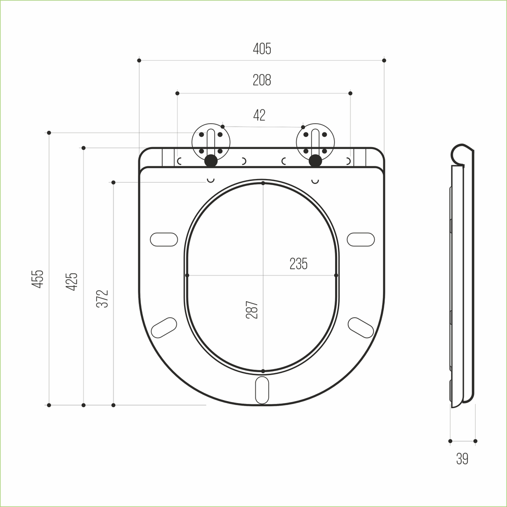 Сиденье для унитаза  WAVE COMFORT дюропласт, микролифт БЕЛЫЙ глянец