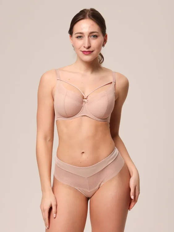 Трусы Zebra танга (персиковый румянец)