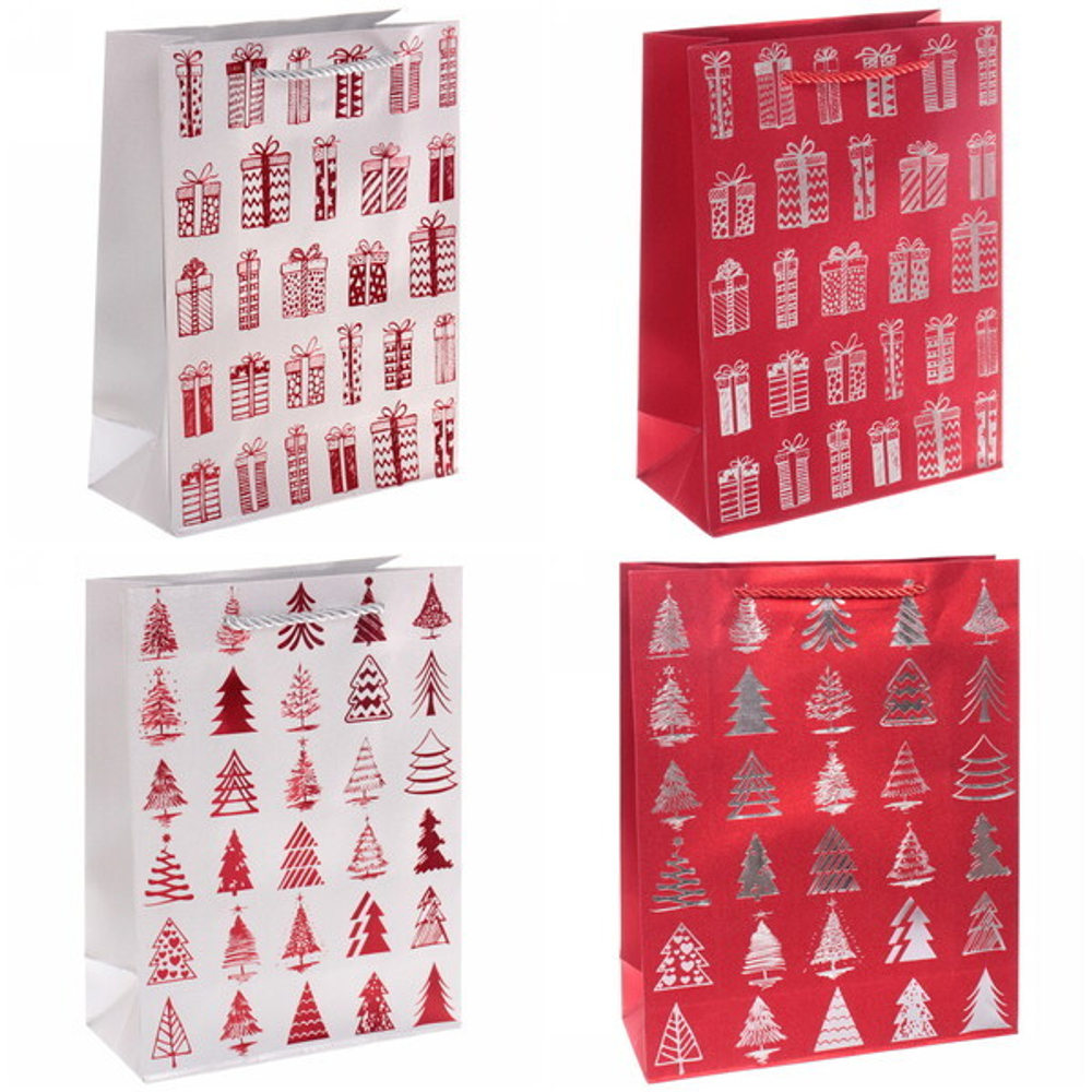 Пакет подарочный «Подарки» 18*24*8,5 см