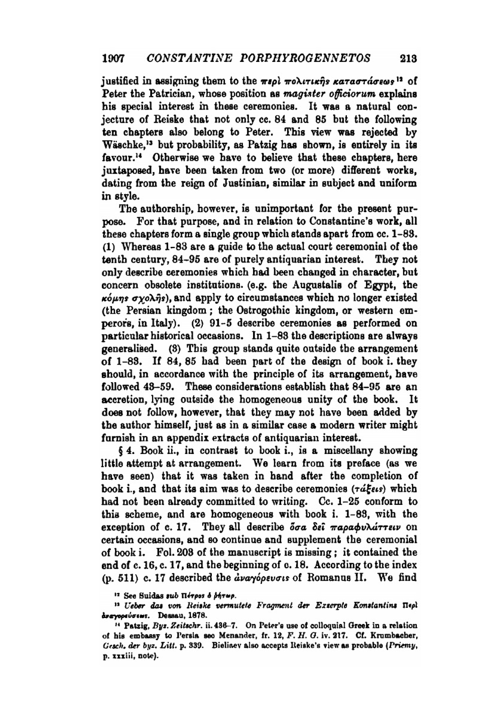 The Ceremonial Book of Constantine Porphyrogennetos | J. B. Bury