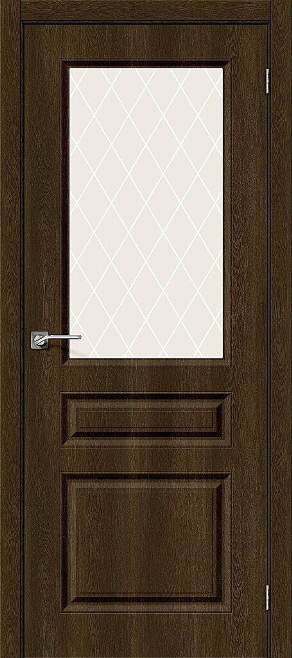 Скинни-15 Dark Barnwood White Сrystal 200*90