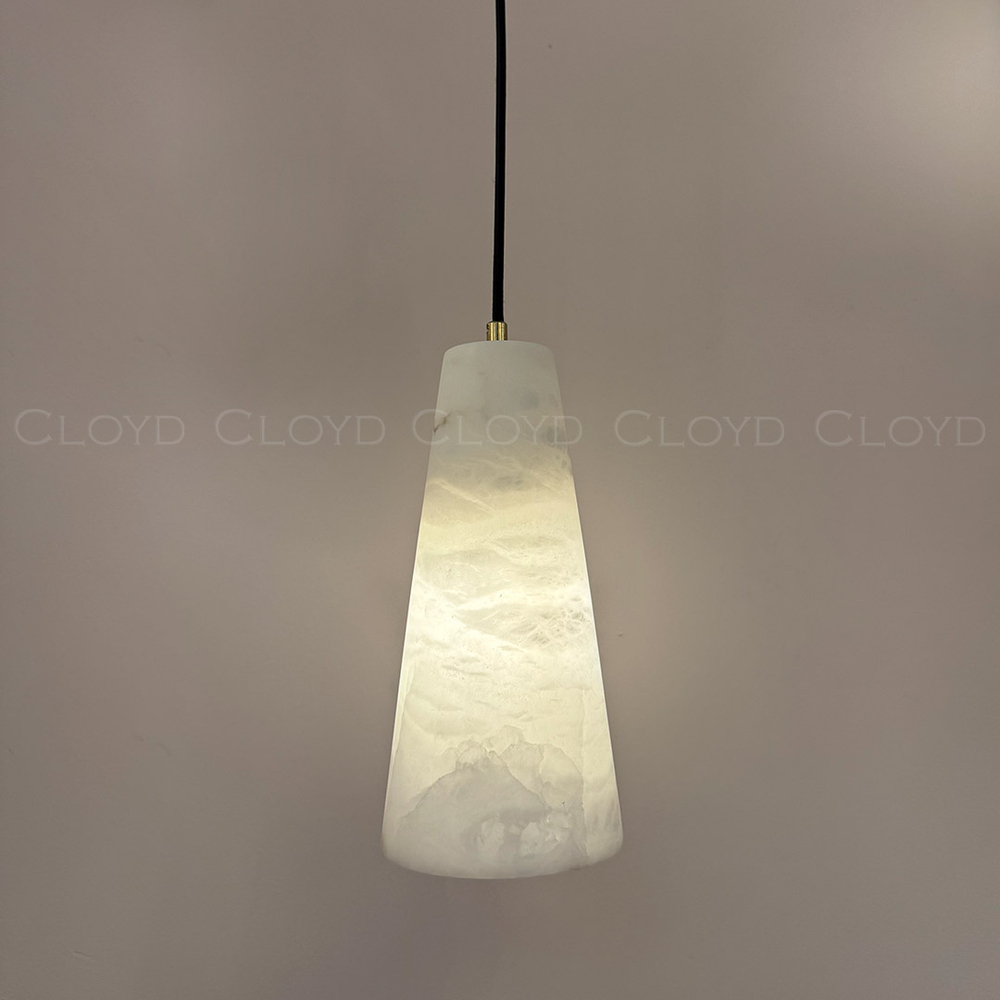 Подвесной светильник Cloyd ANNEX P1 / выс. 25 см - алебастр - латунь (арт.12352)