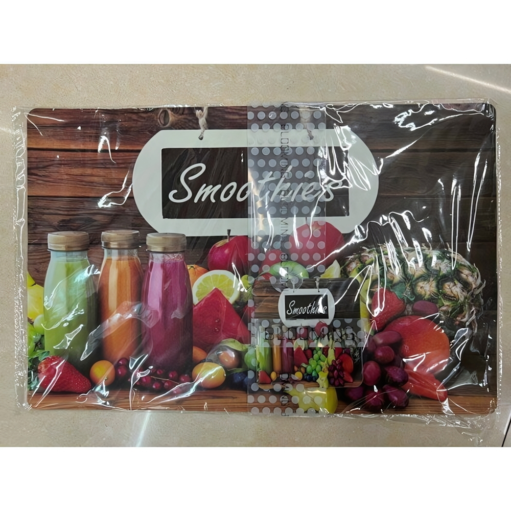 Салфетка на стол 43*28см в наборе 6+6шт «Smoothie»