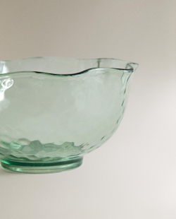 Zara Home миска из пластика, цвет зелёный, 17.8 см