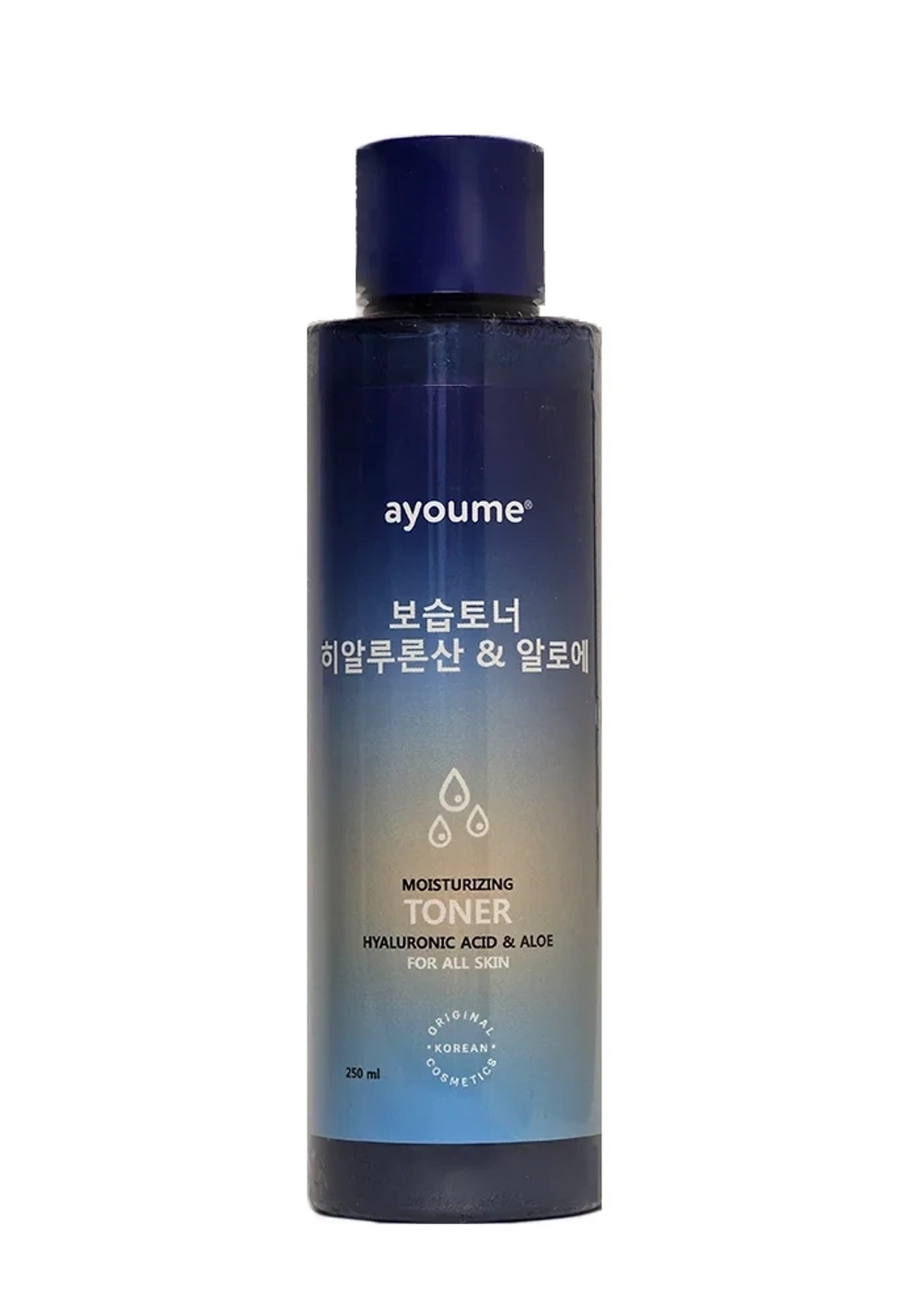 Тонер для лица увлажняющий с алое и гиалуроновой кислотой Moisturizing TONER - Hyaluronic Acid & Aloe