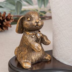 Держатель для полотенец Кролик Эйприл Бронза