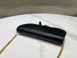 Christian Dior Long Saddle Wallet with Chain