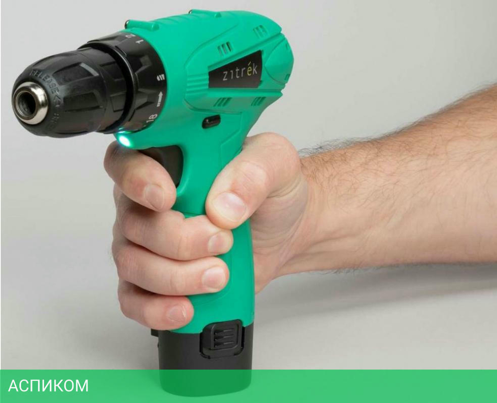Дрель-шуруповерт Zitrek Green 12 (063-4071)