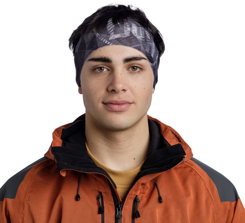 Повязка Buff Thermonet Headband Micor Graphite Фото 3