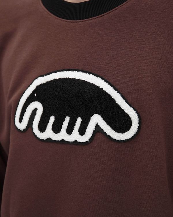 Толстовка Crewneck Biglogo Brown - фото 3