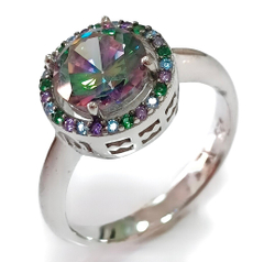 Ювелирное кольцо из серебра