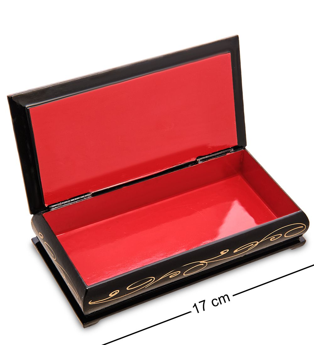 ШК-11/55-I Шкатулка-купюрница в технике декупаж (8х17х4)